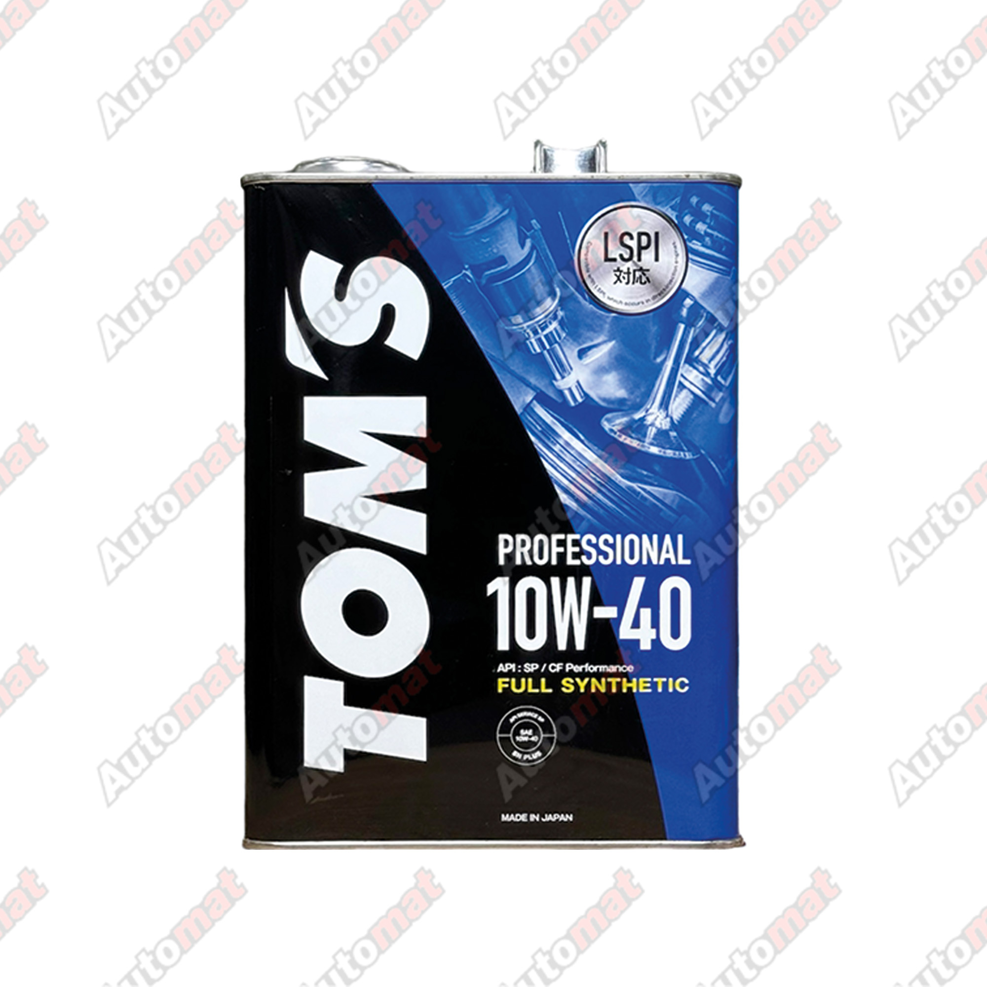 Моторное масло TOM`S Professional 10W-40 SP/CF, 4л