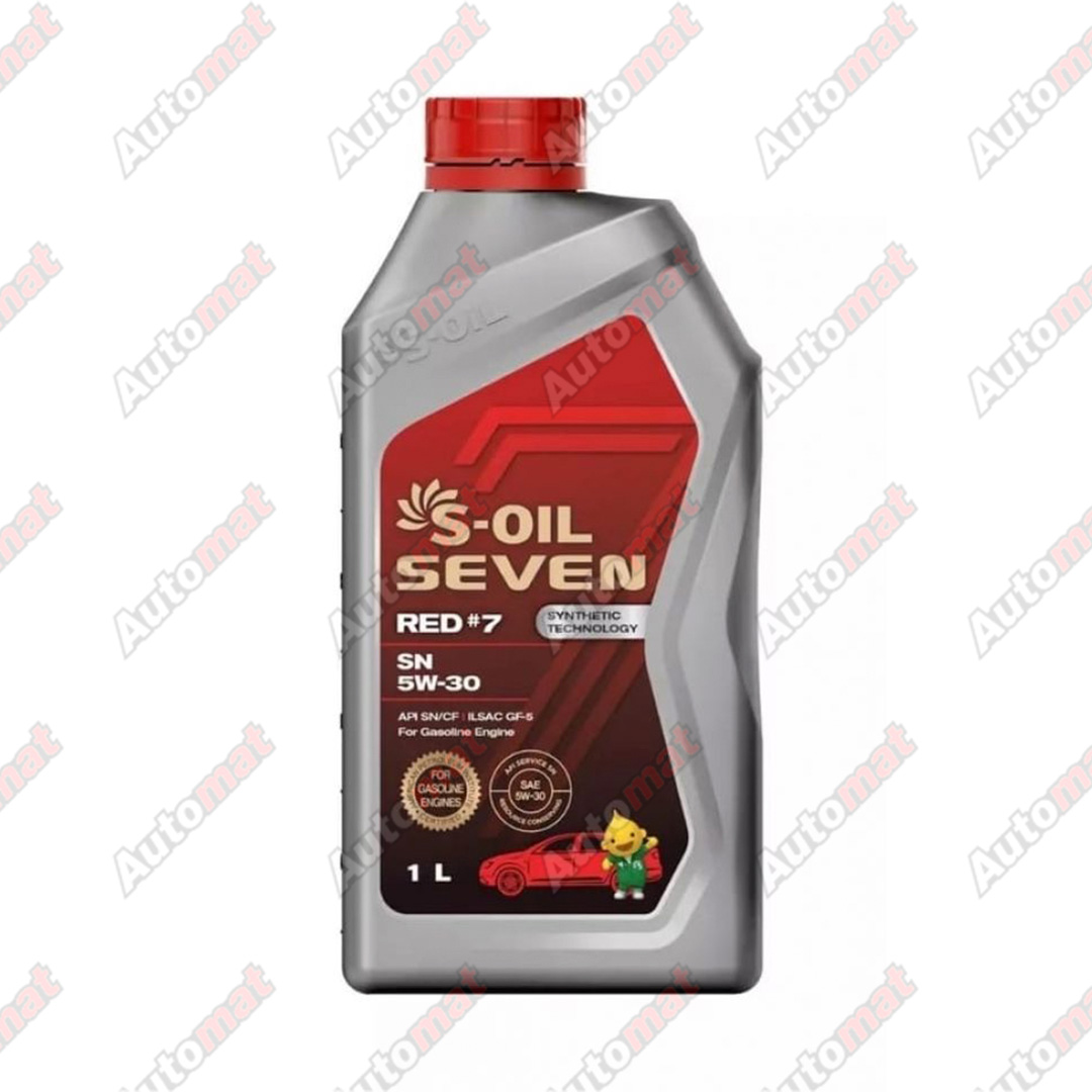 Масло моторное S-OIL 7 RED #7 5W-30 SN/CF Synthetic Technology, 1л
