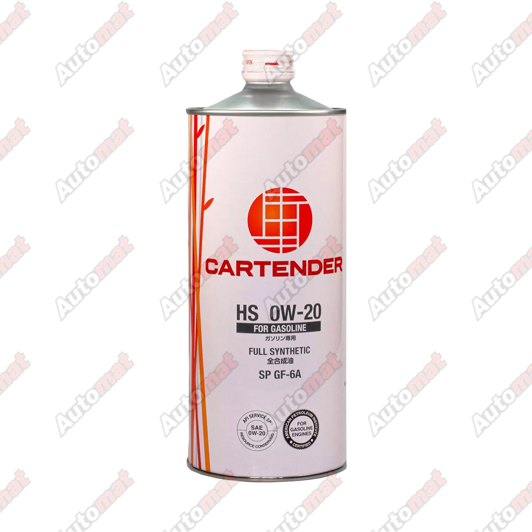 Масло моторное Cartender 0W-20 HS SP GF-6A, 1л
