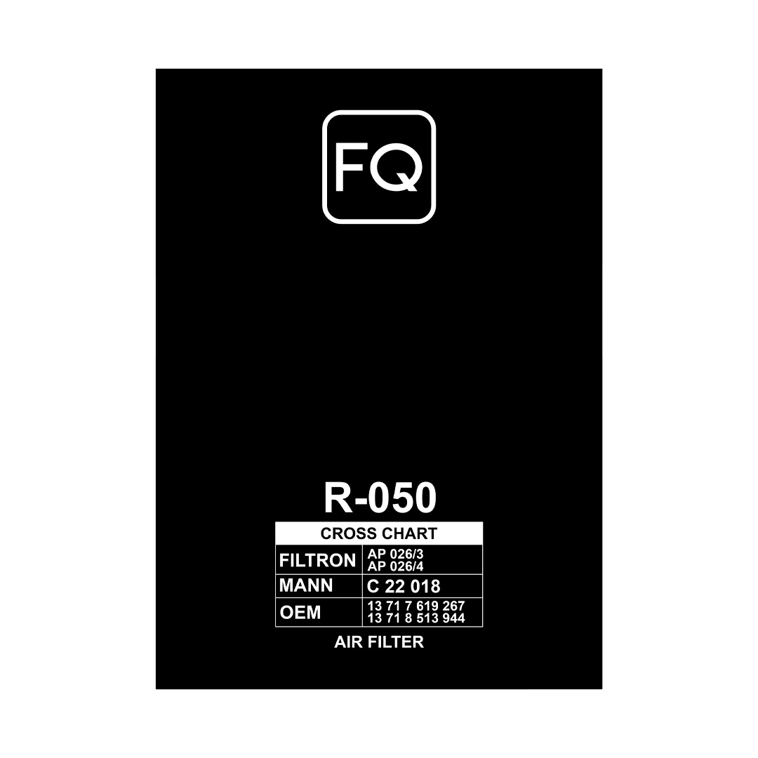 Фильтр воздушный FQ R-050