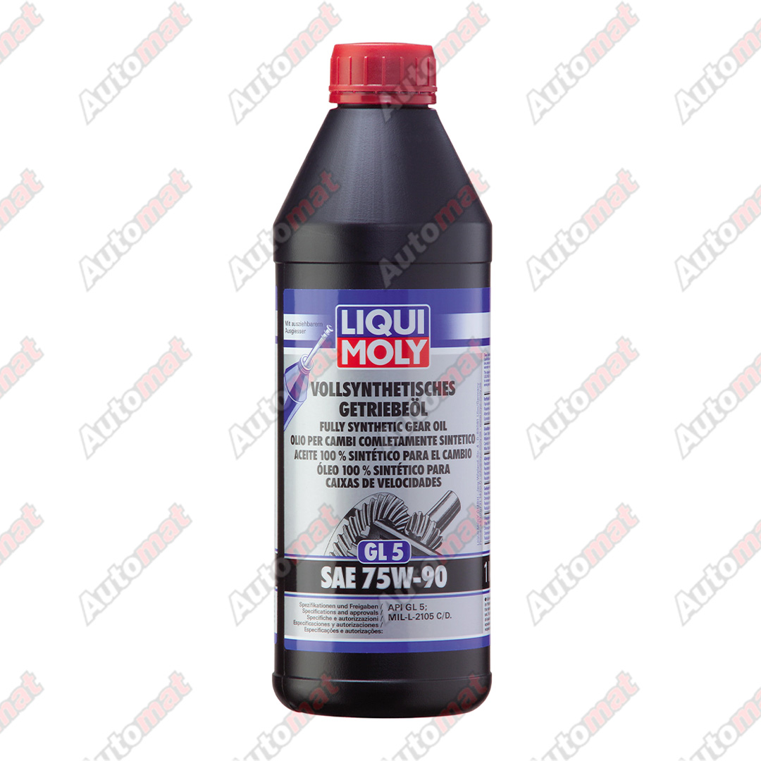 Масло трансмиссионное Liqui Moly Vollsynthetisches Getriebeoil 75W-90 GL-5, 1л