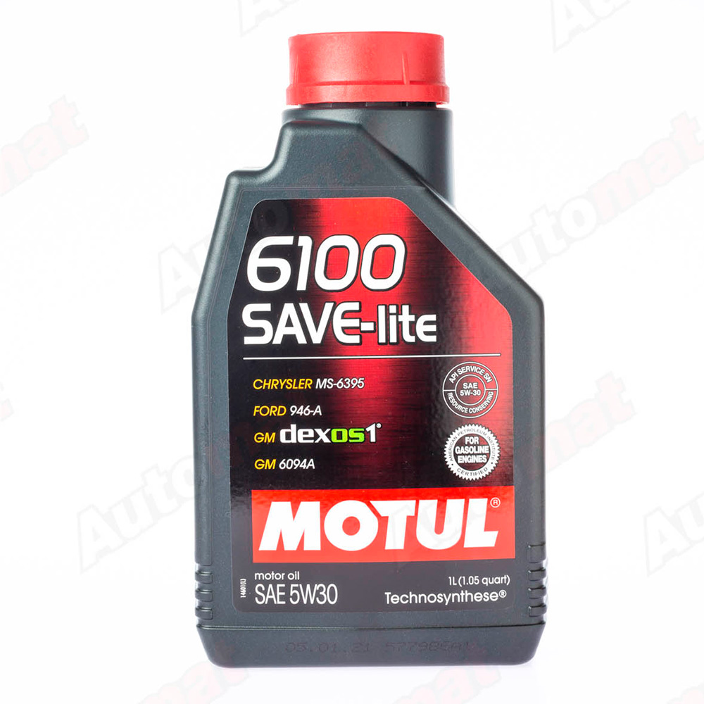 Моторное масло Motul 6100 SAVE-LITE 5W-30 Technosynthese, 1л