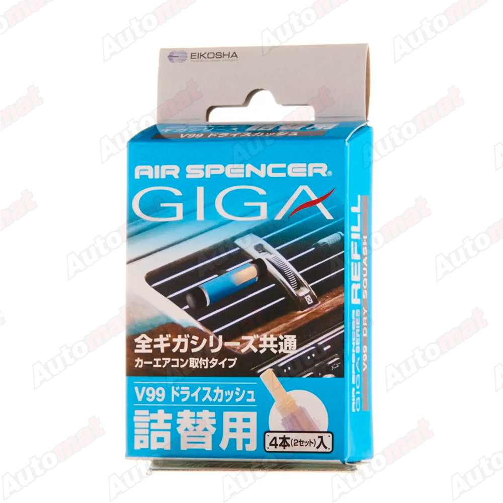 Запасной элемент для ароматизатора на кондиционер EIKOSHA GIGA - DRY SQUASH 