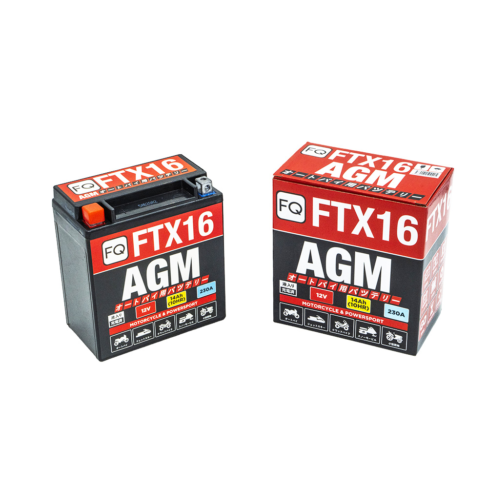 Мото аккумулятор FQ 14 Ah FTX16 AGM