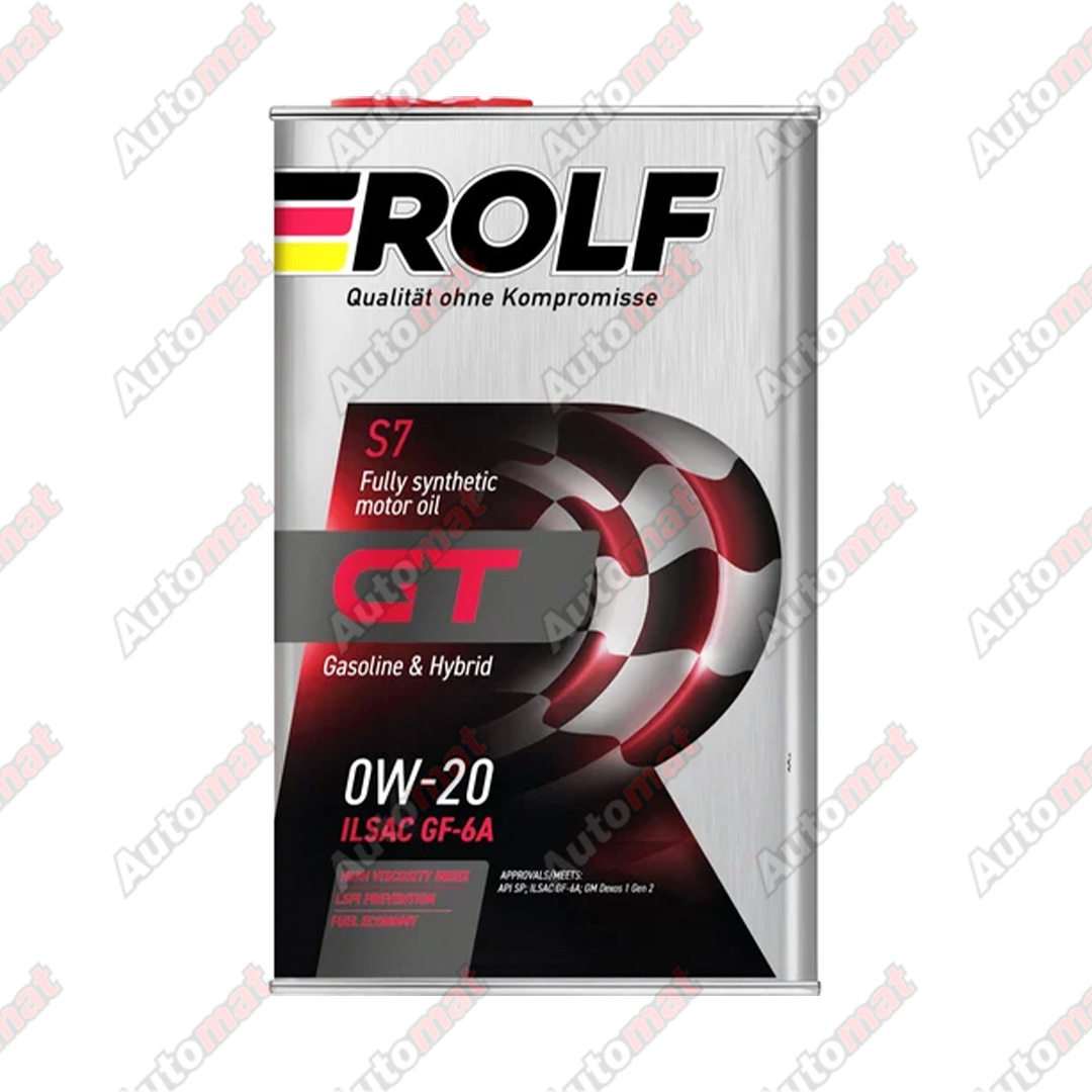 Масло моторное ROLF GT 0W-20 SP GF-6A, 1л