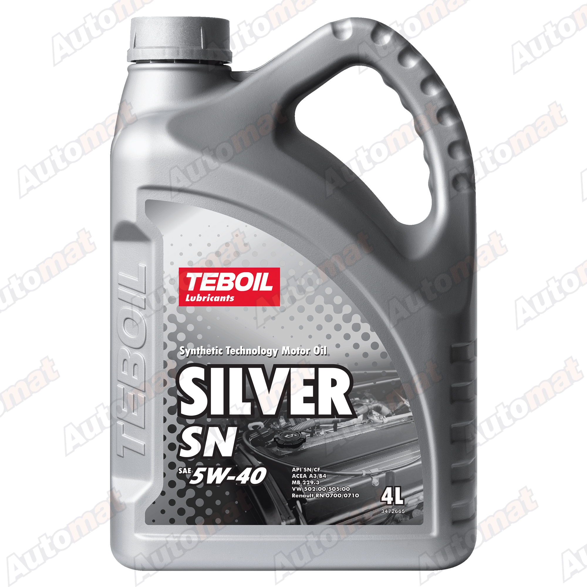 Масло моторное Teboil Silver 5W-30 SN полусинтетическое, 4л