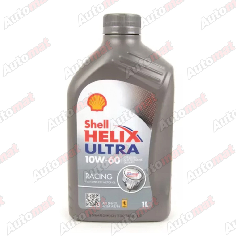 Моторное масло Shell Helix Ultra Racing 10W-60 синтетическое, 1л