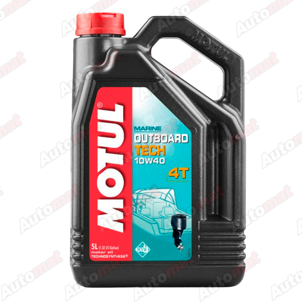 Моторное масло Motul Outboard Tech 4T SJ/SG 10W-40, 5л