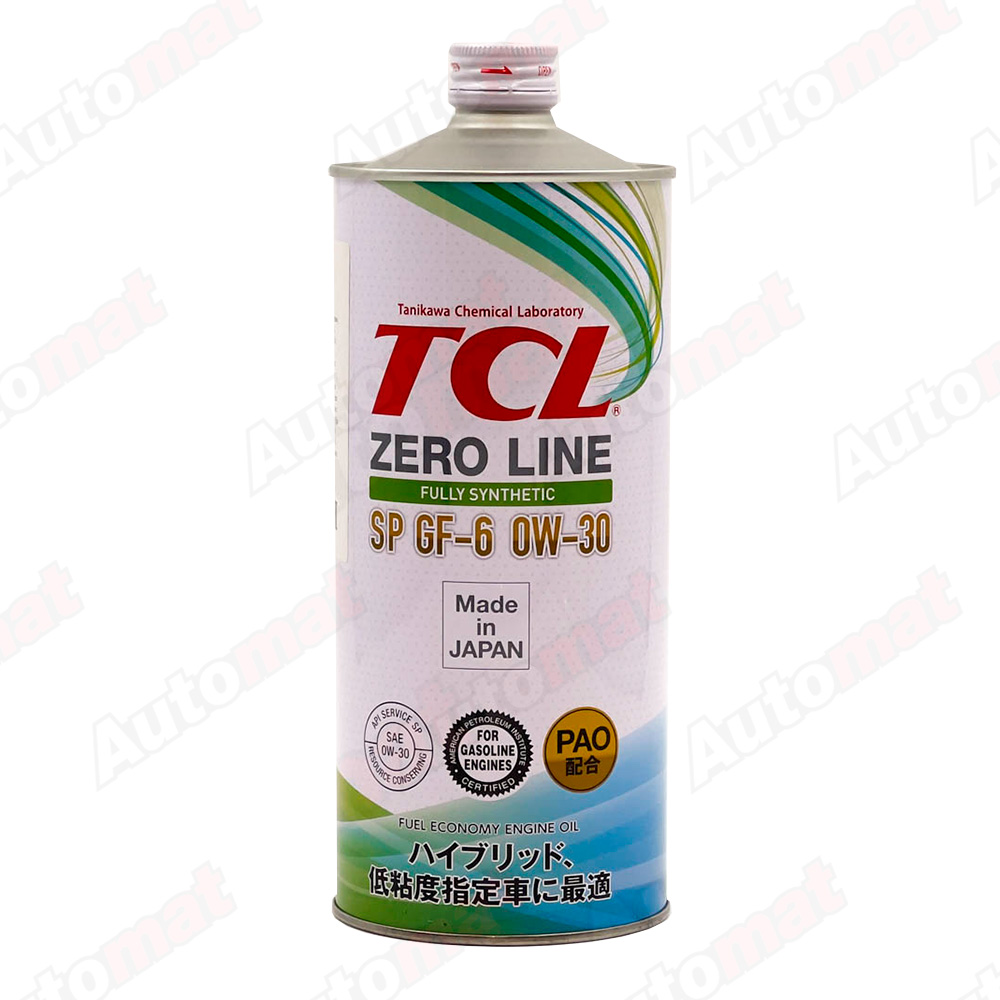 Моторное масло TCL Zero Line Fully Synth Fuel Economy 0W-30 SP GF-6, 1л