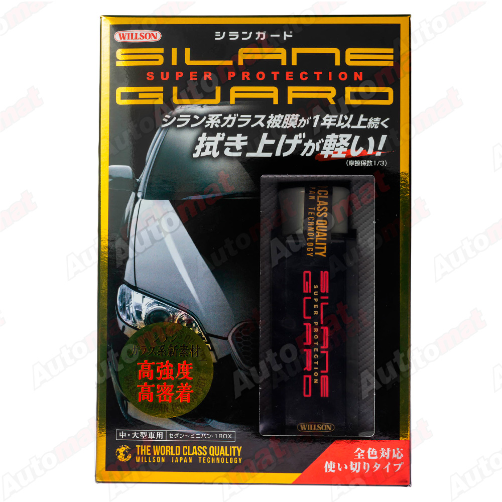 Покрытие — полироль WILLSON «Силановая защита» (эффект защиты до 1 года), 95мл / WS-01275