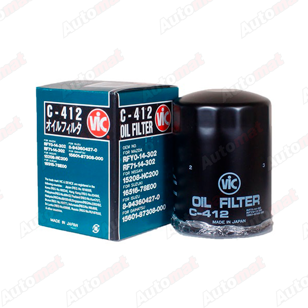 Фильтр масляный VIC C-412