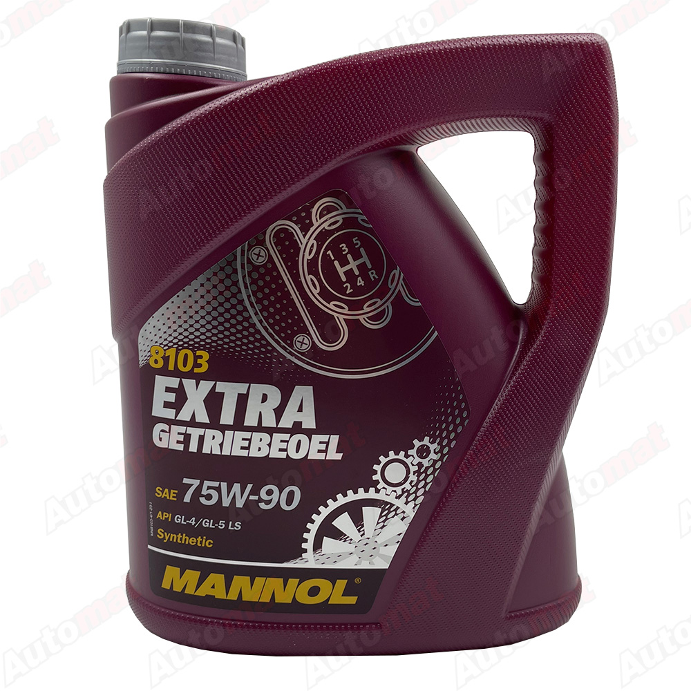 Масло трансмиссионное синтетическое MANNOL EXTRA 75W-90 GL-4/GL-5, 4л