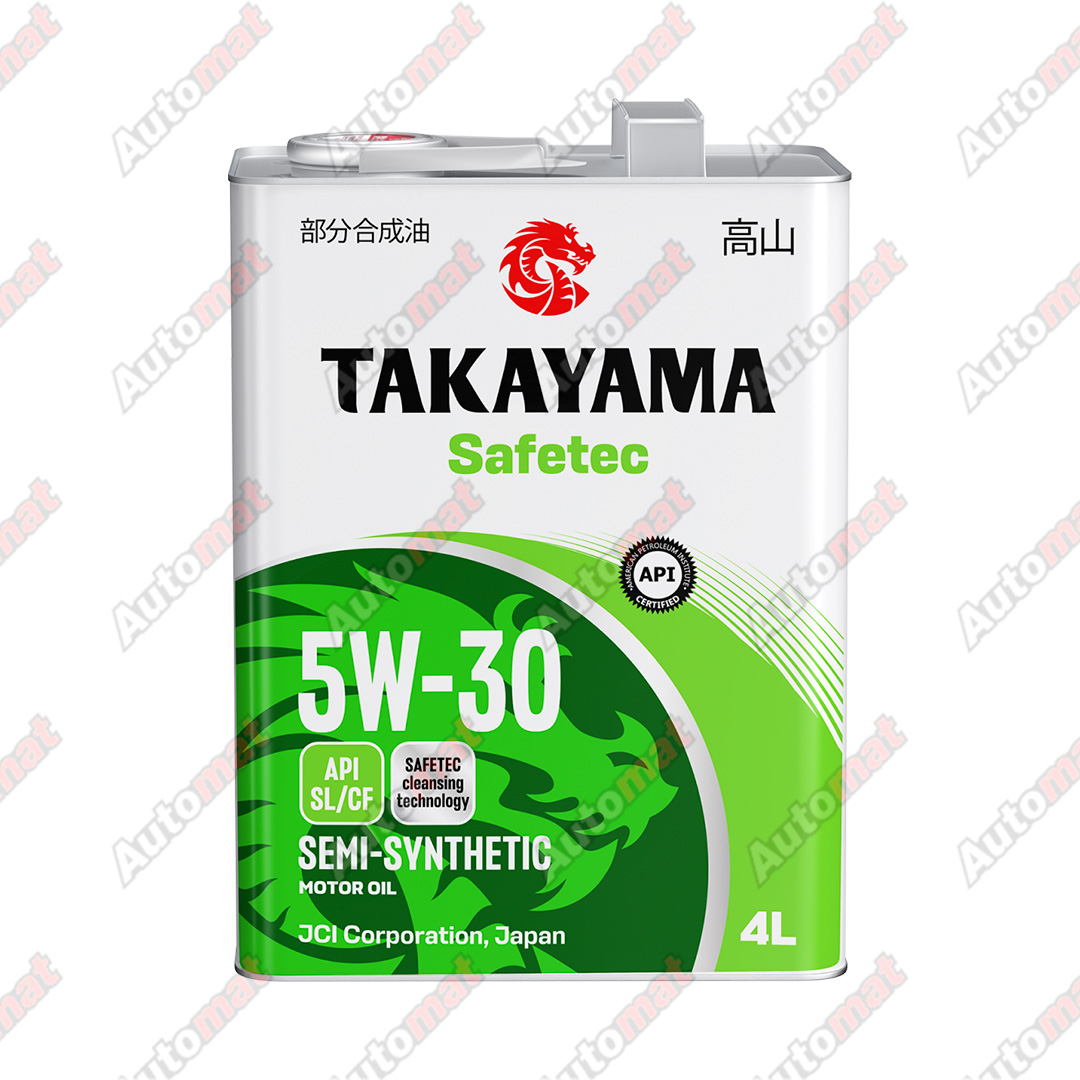 Масло моторное TAKAYAMA Safetec 5W-30 SL/CF, 4л