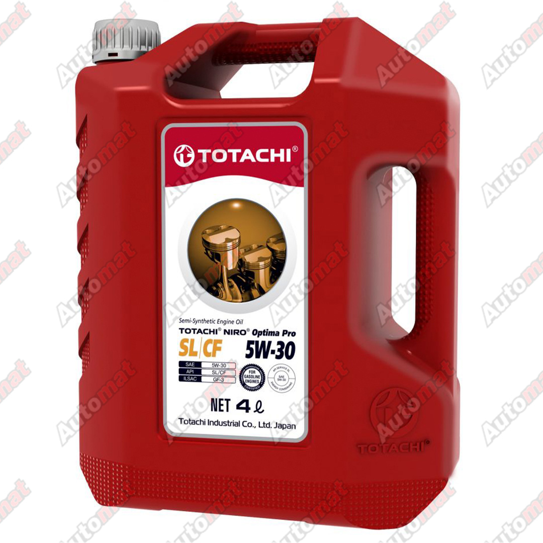 Масло моторное полусинтетическое TOTACHI NIRO OPTIMA PRO SEMI-SYNTHETIC SL/CF 5W-30 4л