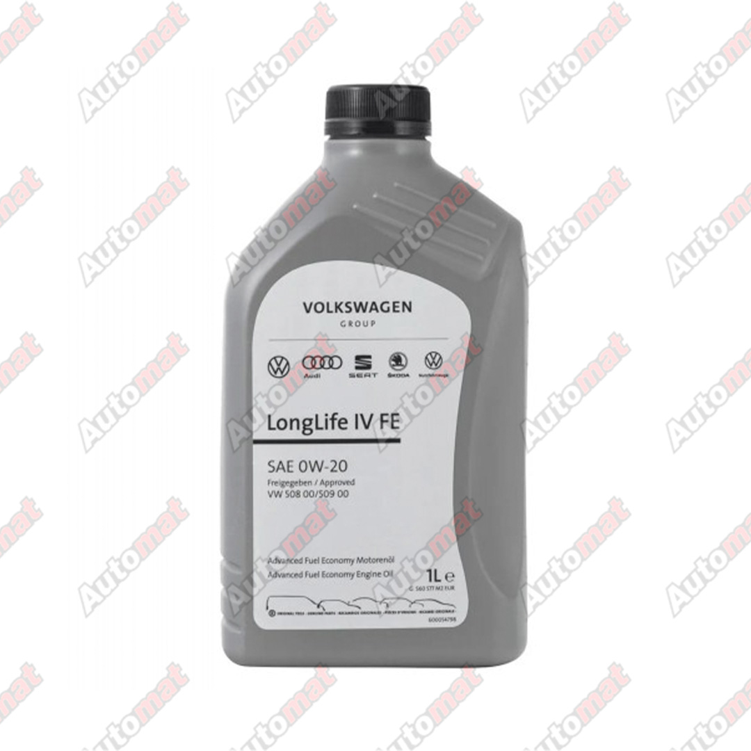 Моторное масло Volkswagen LongLife IV FE 0W-20 508 00/509 00 кан. 1л