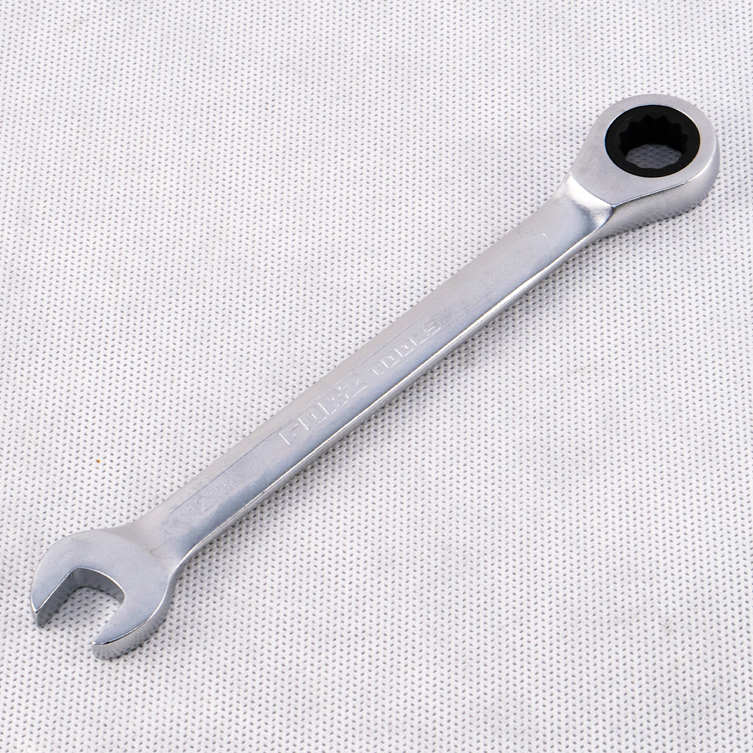 Комбинированный трещоточный ключ FORZ 12 мм, CrV, 72 зуба