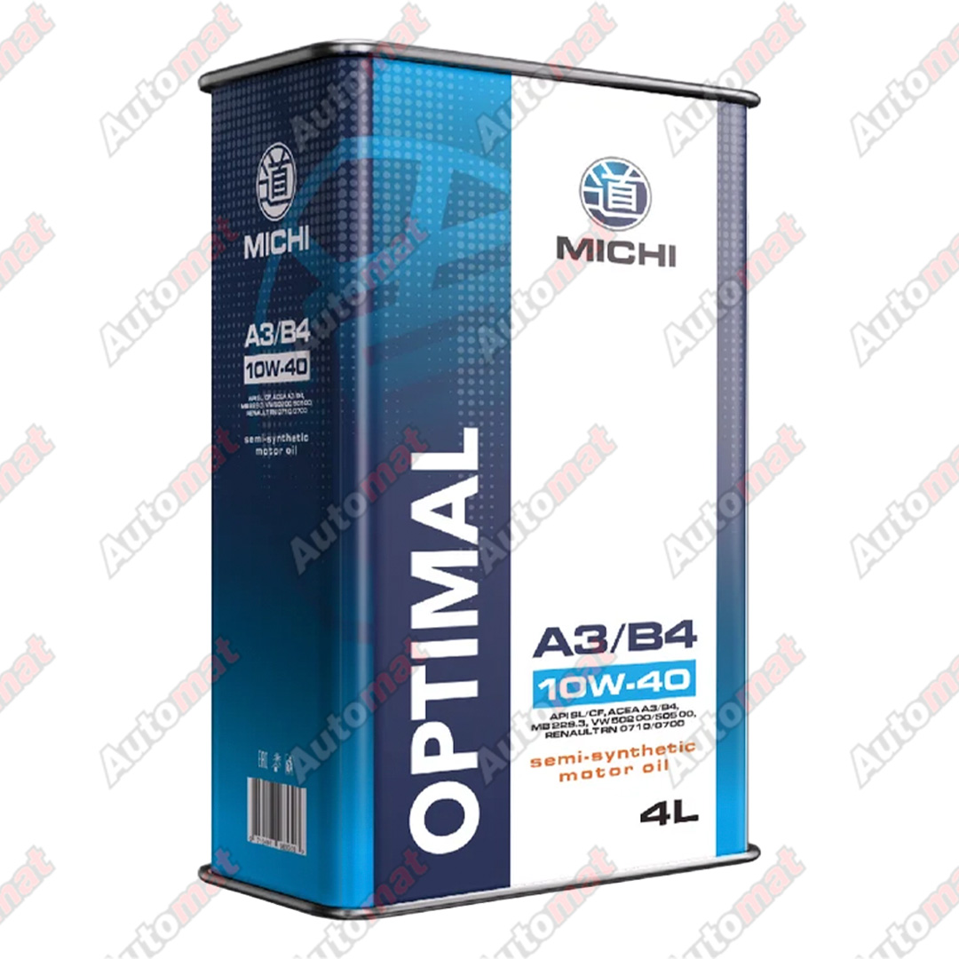 Масло моторное MICHI OPTIMAL 10W-40 SL/CF A3/B4, 1л