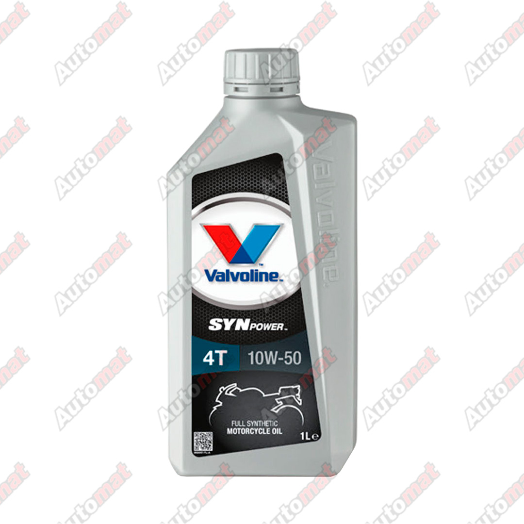 Масло моторное Valvoline Synpower 4T 10W-50, 1л
