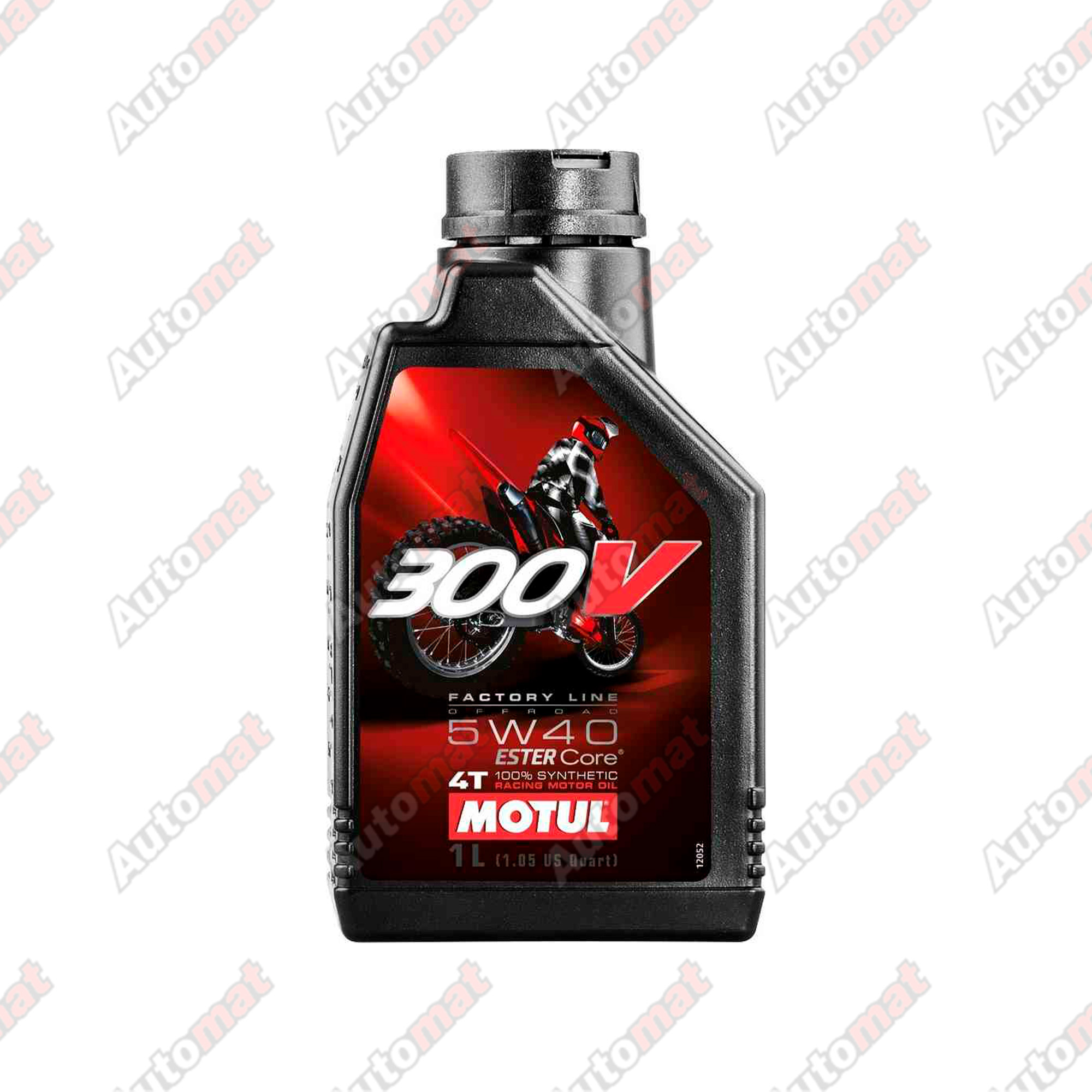Масло моторное Motul 300V 4T 5W-40 Factory Line OFFROAD синтетическое, 1л