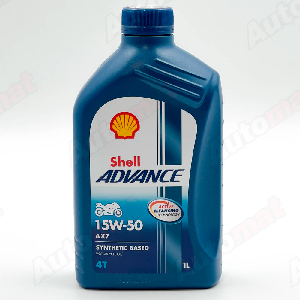 Моторное масло Shell Advance 4T AX7 15W-50, 1л