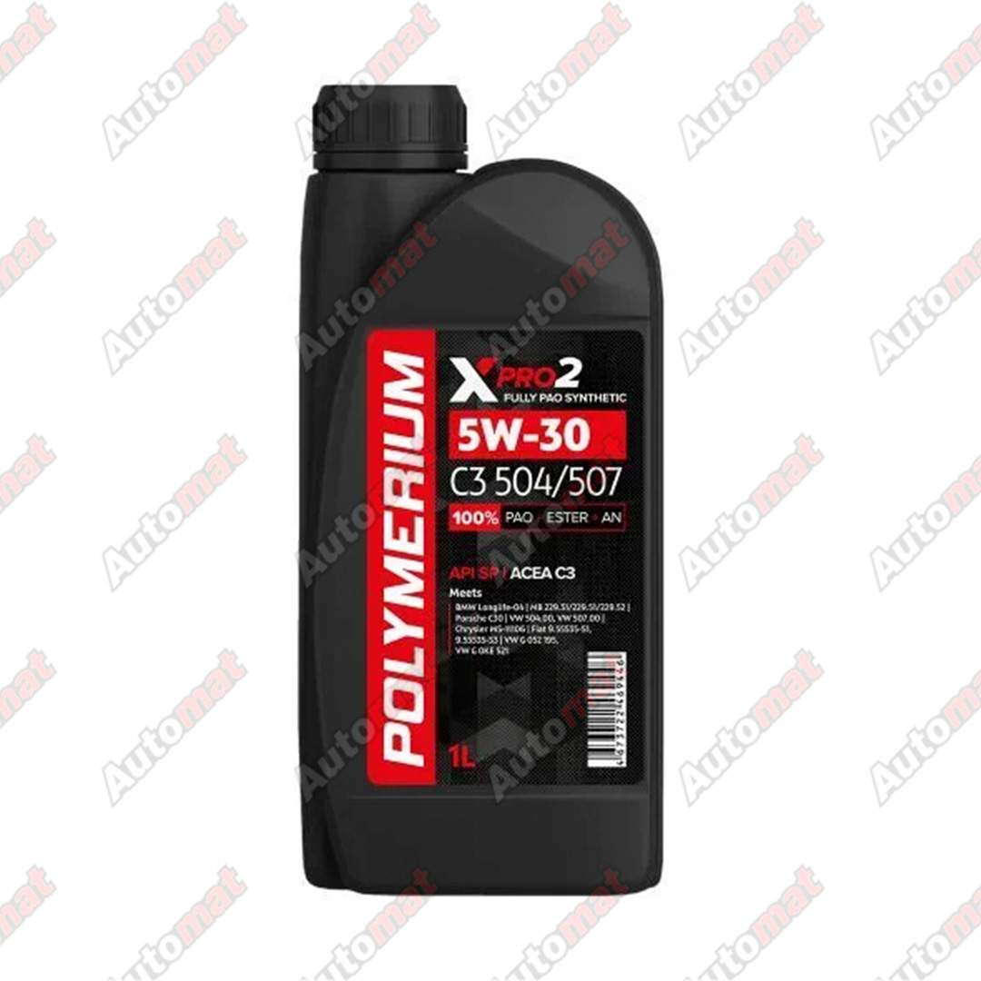 Масло моторное POLYMERIUM XPRO2 5W-30 SP/C3 504/507, 1л