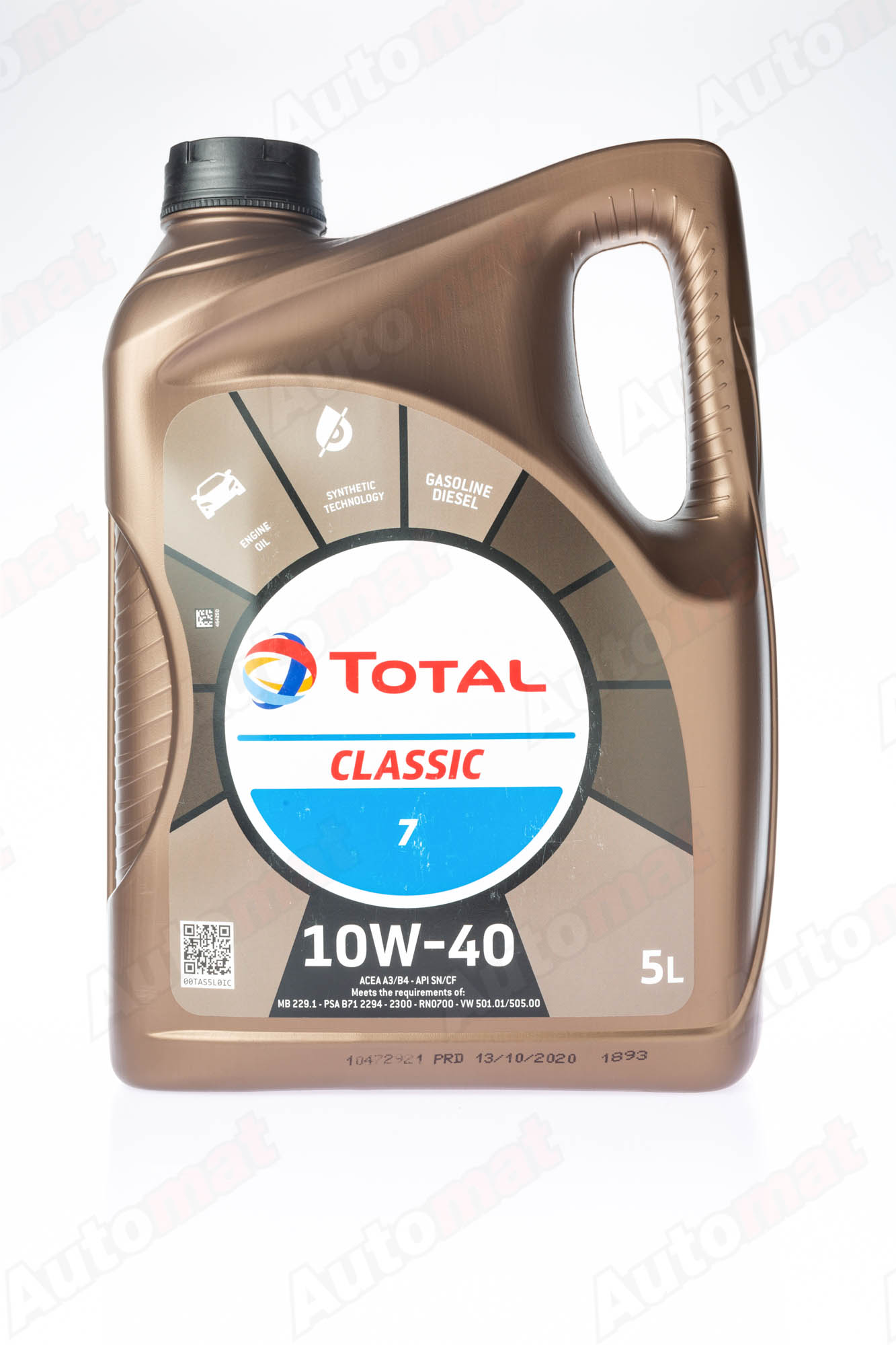 Моторное масло Total Classic 7 10W-40, 5л
