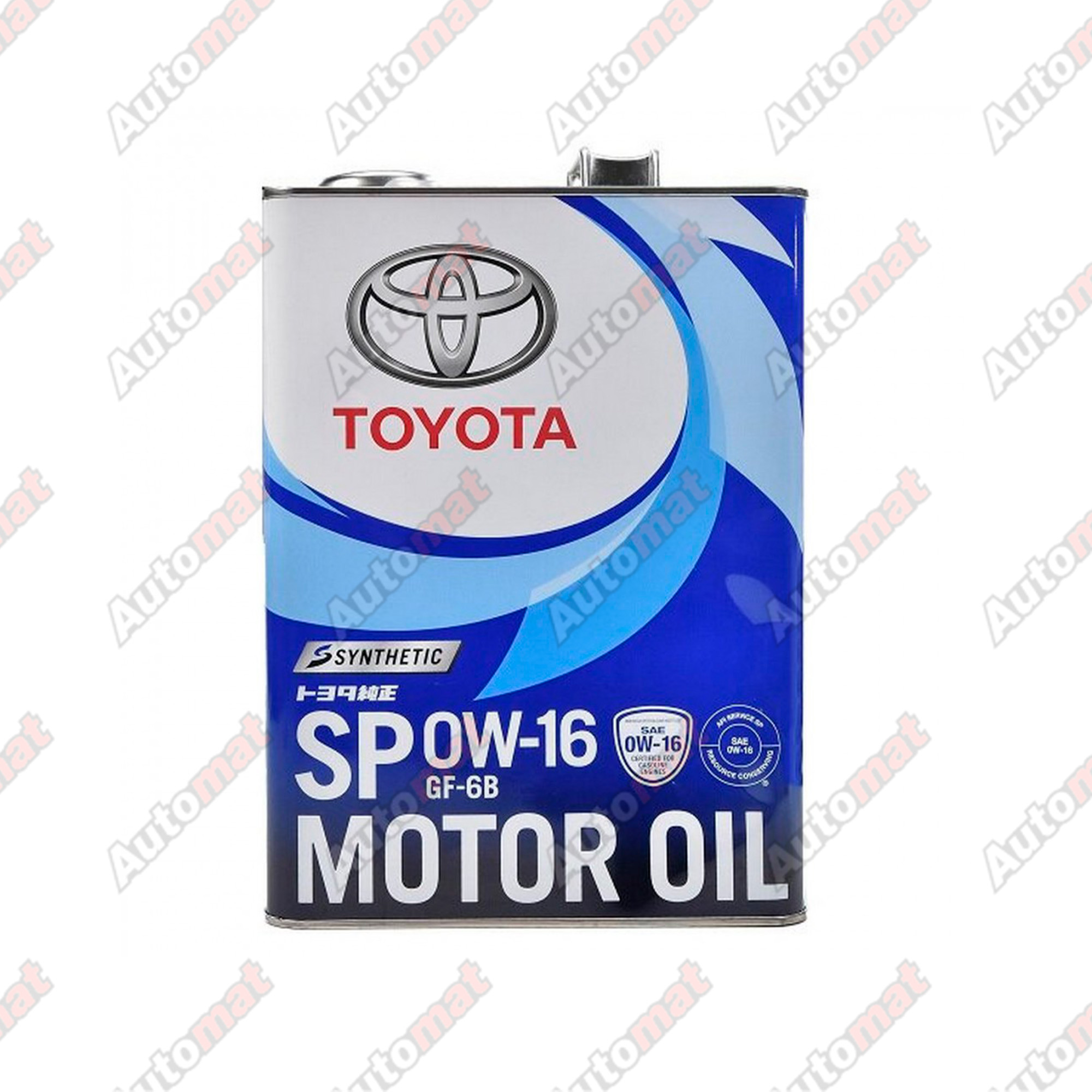 Моторное масло TOYOTA Motor Oil 0W-16 SP GF-6B, 4л