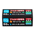 Батарейка щелочная FQ AAA/LR03, 1.5В, 1шт, пластиковая упаковка