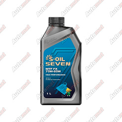 Масло трансмиссионное S-OIL 7 MTF FX 75W-85W GL-4, 1л