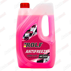 Жидкость охлаждающая низкозамерзающая Antifreeze ROLF G12+ RED 5л