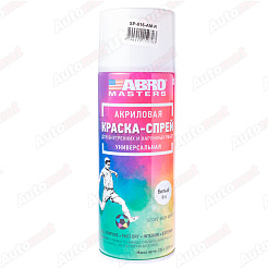 Краска-спрей ABRO MASTERS (белый глянцевый)