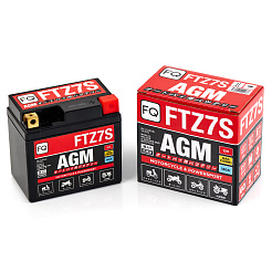 Мото аккумулятор FQ 6Ah FTZ7S AGM