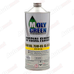 Трансмиссионное масло Moly Green GEAR OIL 75W-85 GL-5 LSD, 1л