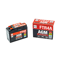 Мото аккумулятор FQ 2,3 Ah FTR4A AGM
