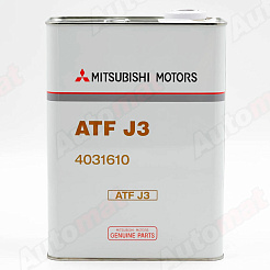 Трансмиссионное масло MITSUBISHI ATF FLUID J3, 4л