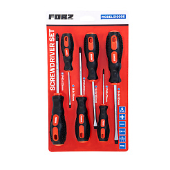 Набор отверток с магнитным наконечником FORZ 6 предметов, CrV
